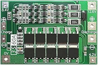 3 سلاسل 12 فولت - 60 أمبير 18650 لوحة بطارية ليثيوم 11.1 12.6 مع تدفق متوازن (BMS)، من أخرى