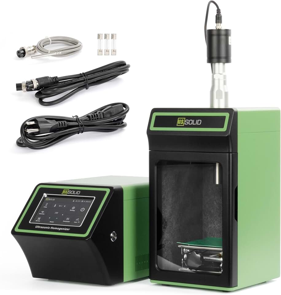 U.S. Solid 3000W Ultrasonic Homogenizer, 50-4500mL Lab Sonicator, 110/220V