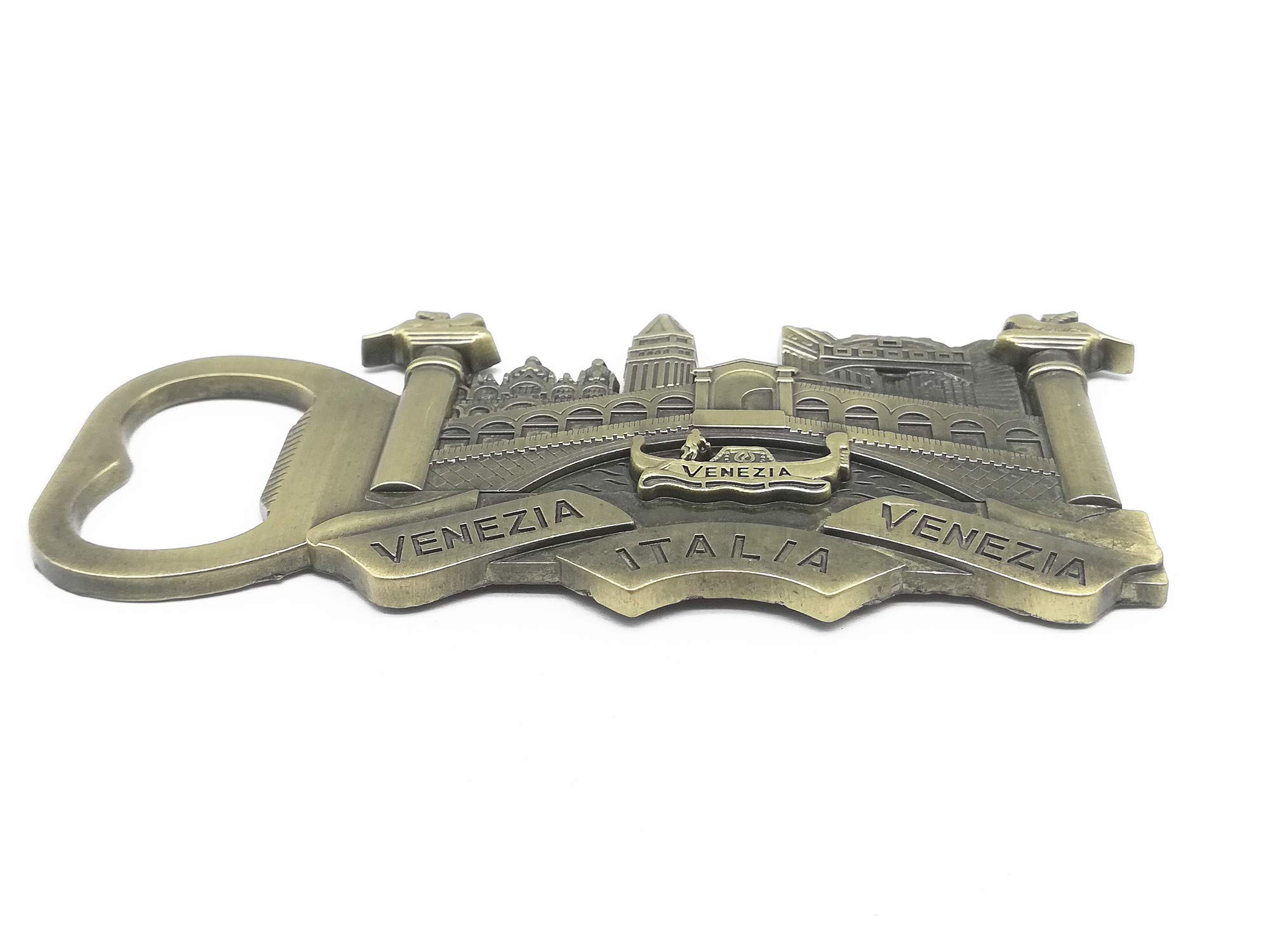 Calamita 3D Per Frigo E Apribottiglie – Souvenir Di Venezia In Metallo Fatto A Mano – Magnete Decorativo Per Casa E Cucina - 3