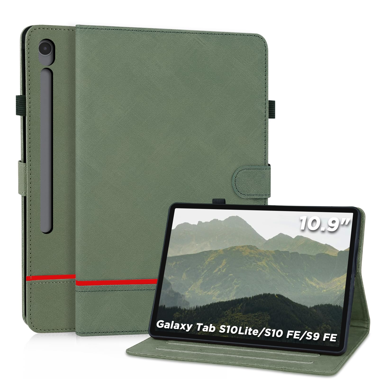 CASAFUNY Hülle für Samsung Galaxy Tab S5e 2019,Grau | Folio Ständer,Stoßfeste,Flexible TPU,Schutzhülle für Galaxy Tab S5e SM-T720/SM-T725