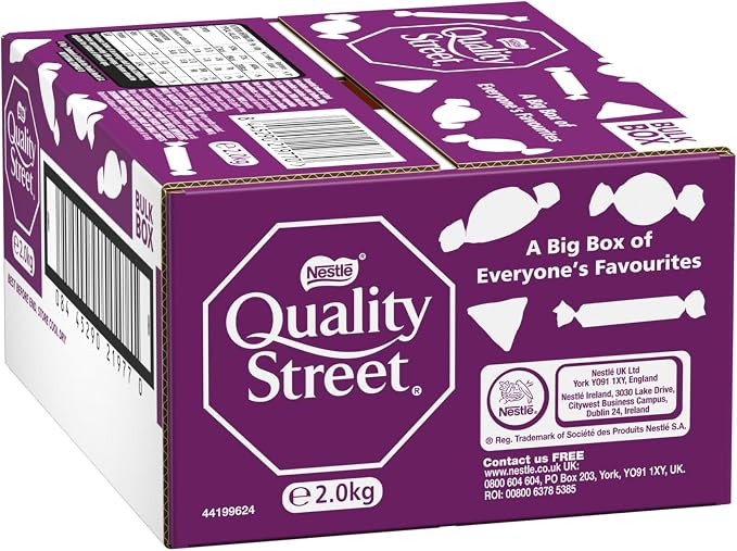 Quality Street Assorted Chocolates Bulk Sharing Box, 2kg | Assorted