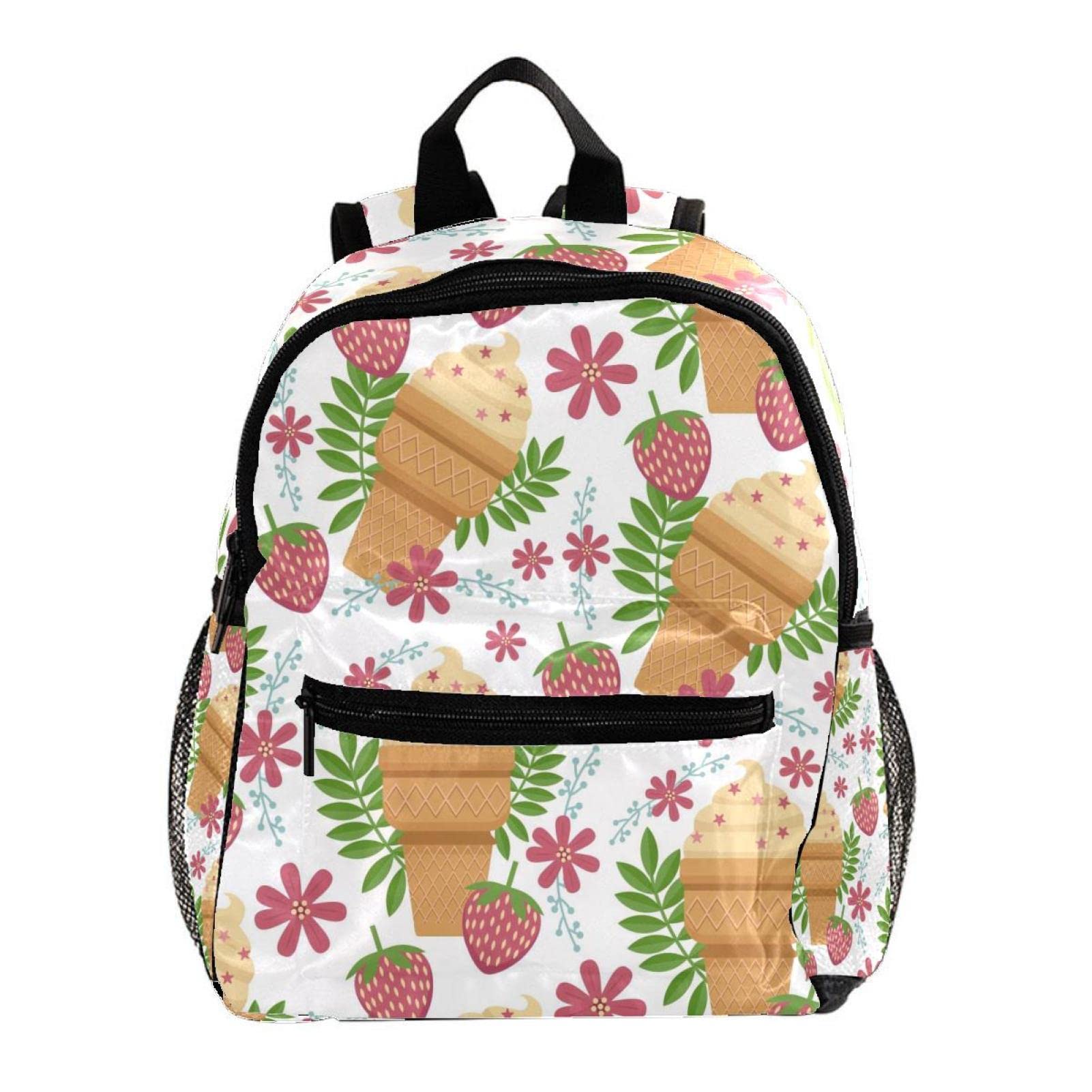 Sac à dos pour garçons et filles motif fleurs Fuji multicolore 30,5 cm