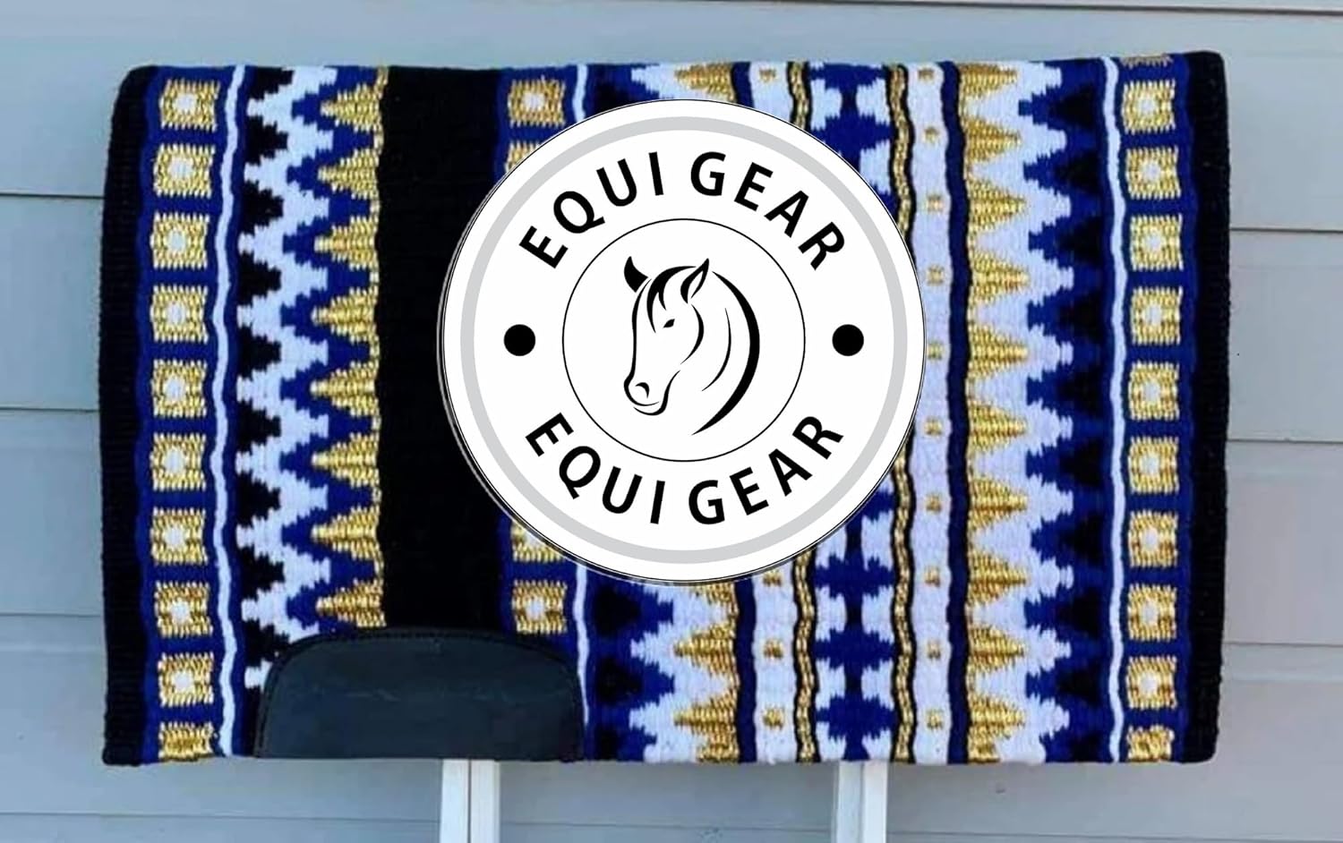 Horse Western Show Saddle pad/New Zealand Wool Western Saddle Blanket Top Wool Pad Sensor Flex (Customization Available) JK344