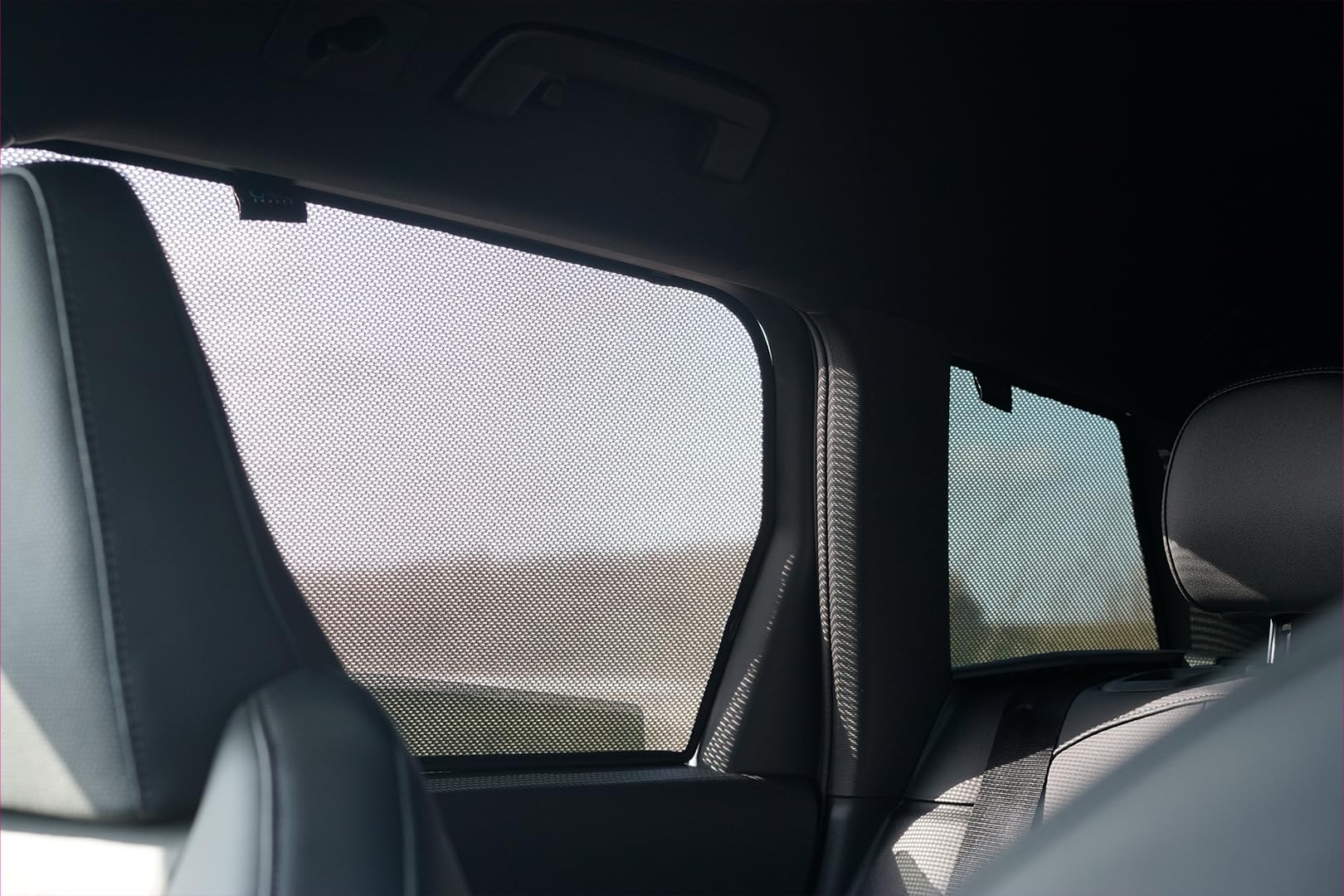 Set de Car Shades Compatible avec Audi Q6 E-Tron (GFB) 2024- (6-pièces) Pare-Soleil sur Mesure pour Voiture