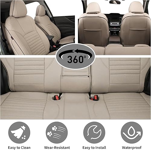 Vista 3 de EKR Impreza Fundas de asiento para Subaru Impreza 2017 2018 2019 2020 2021 2022 2023 Limited, juego completo de fundas de asiento de coche para SUV