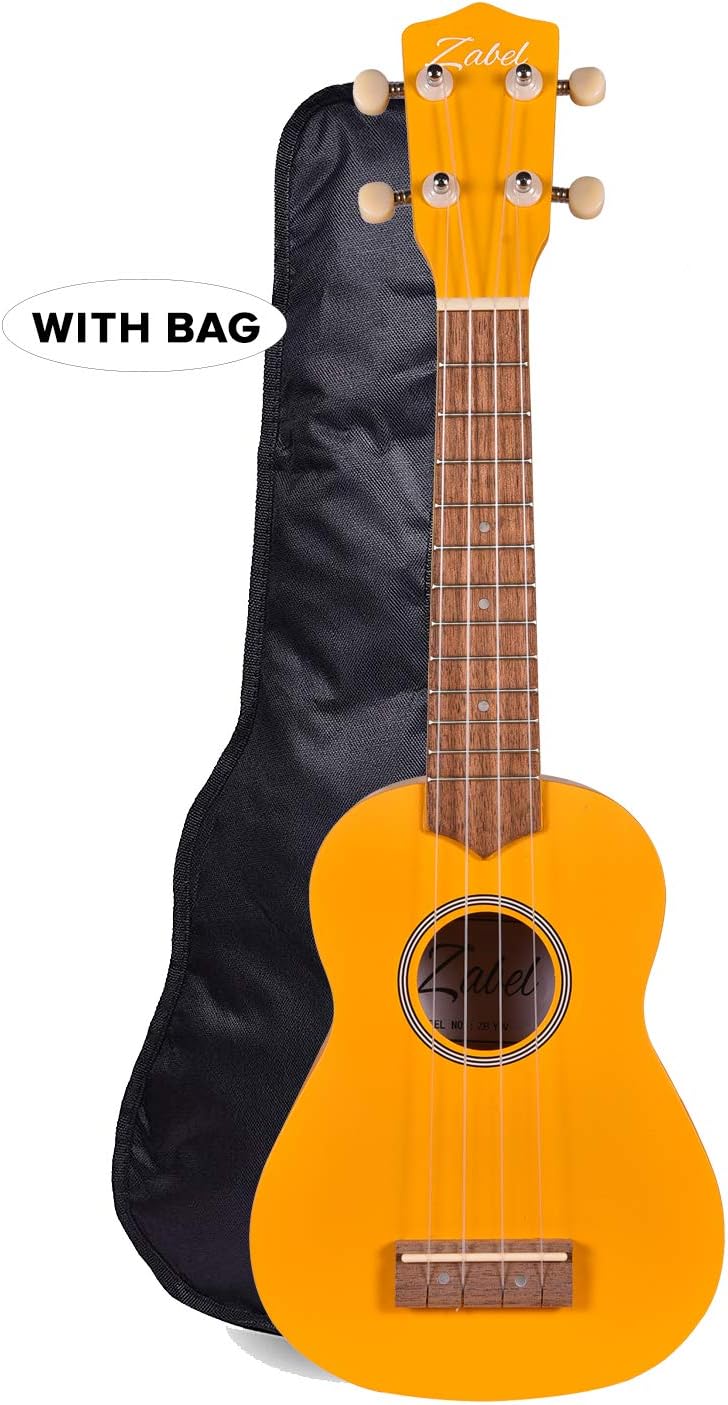 Zabel Soprano Ukulele,Yellow