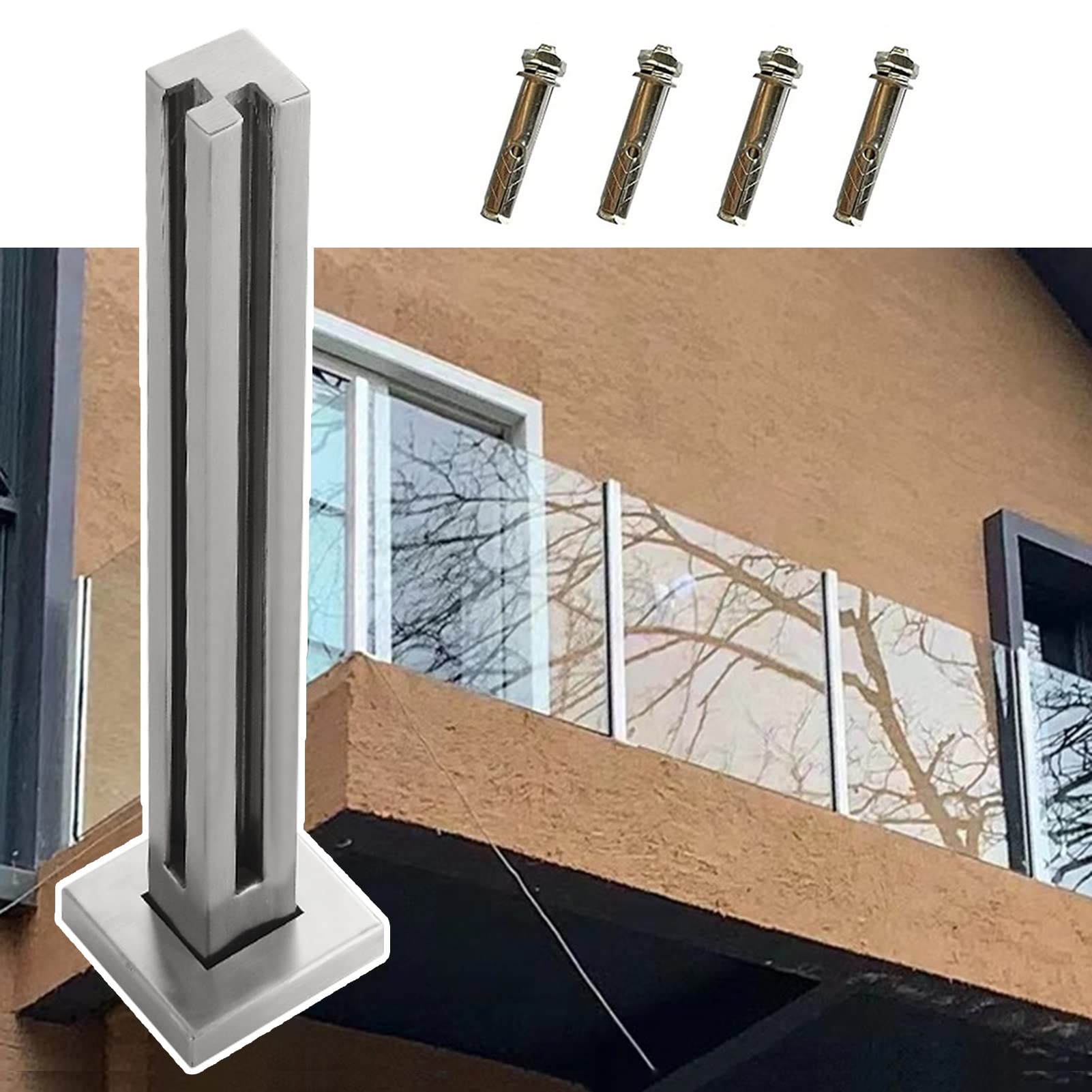 Balustrade de balcon sécurisée pour aménager un grenier de villa