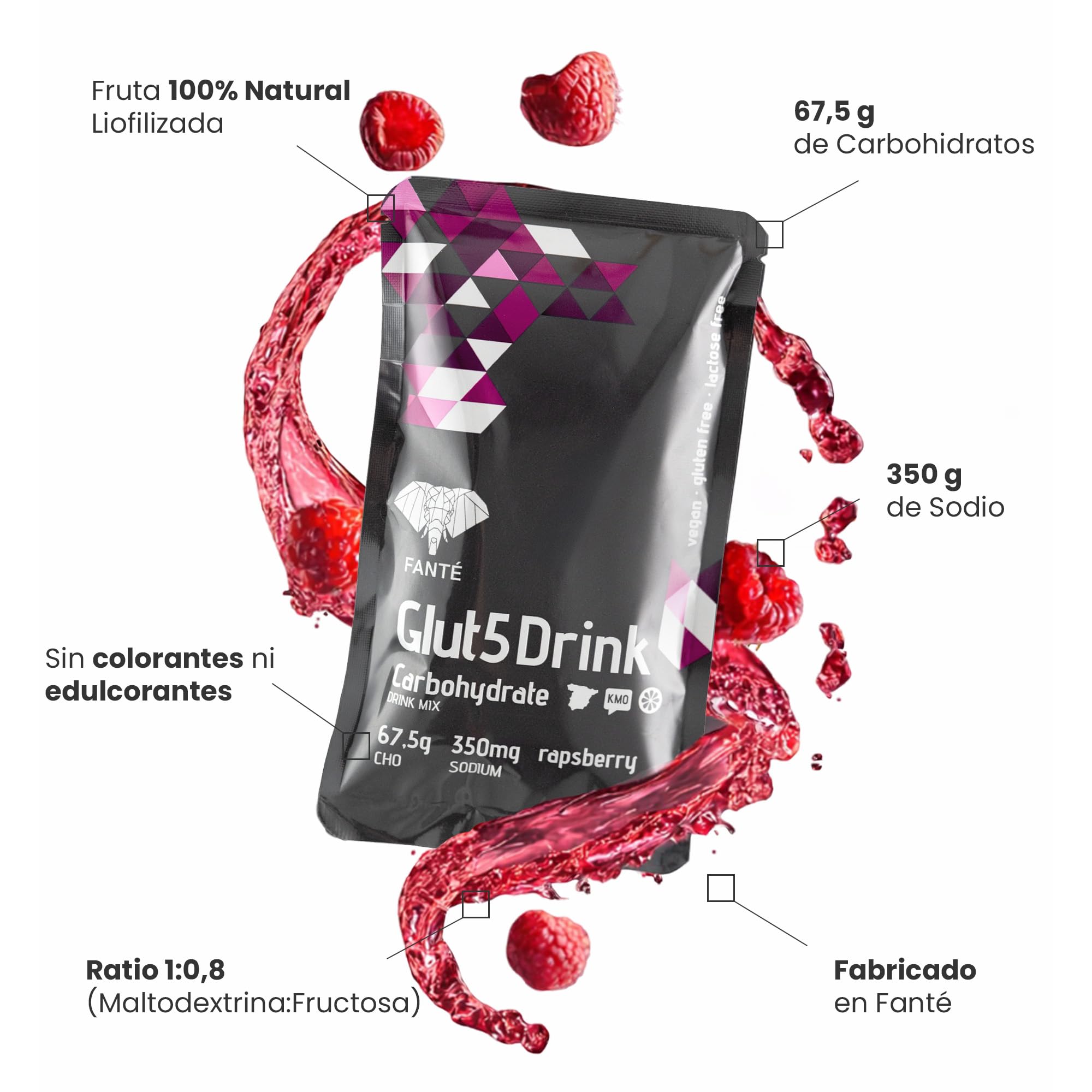 Fanté Medio Maratón Pack | Nutrición para Media Maratón con Estrategia Según Nivel para Running y Resistencia | 1 monodosis y 3 geles energéticos | Con Fruta Ecológica y 350mg de Sodio