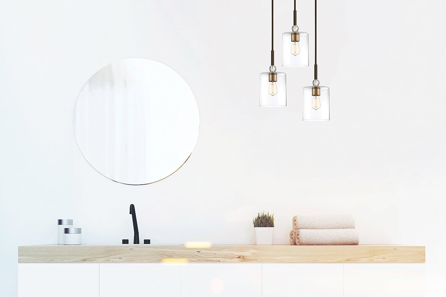 Gеt Sресіаl Prісе Minka Lavery Mini Pendant Ceiling Lighting 3089-416 Studio 5, 1-Light 60 Watts, Painted Bronze