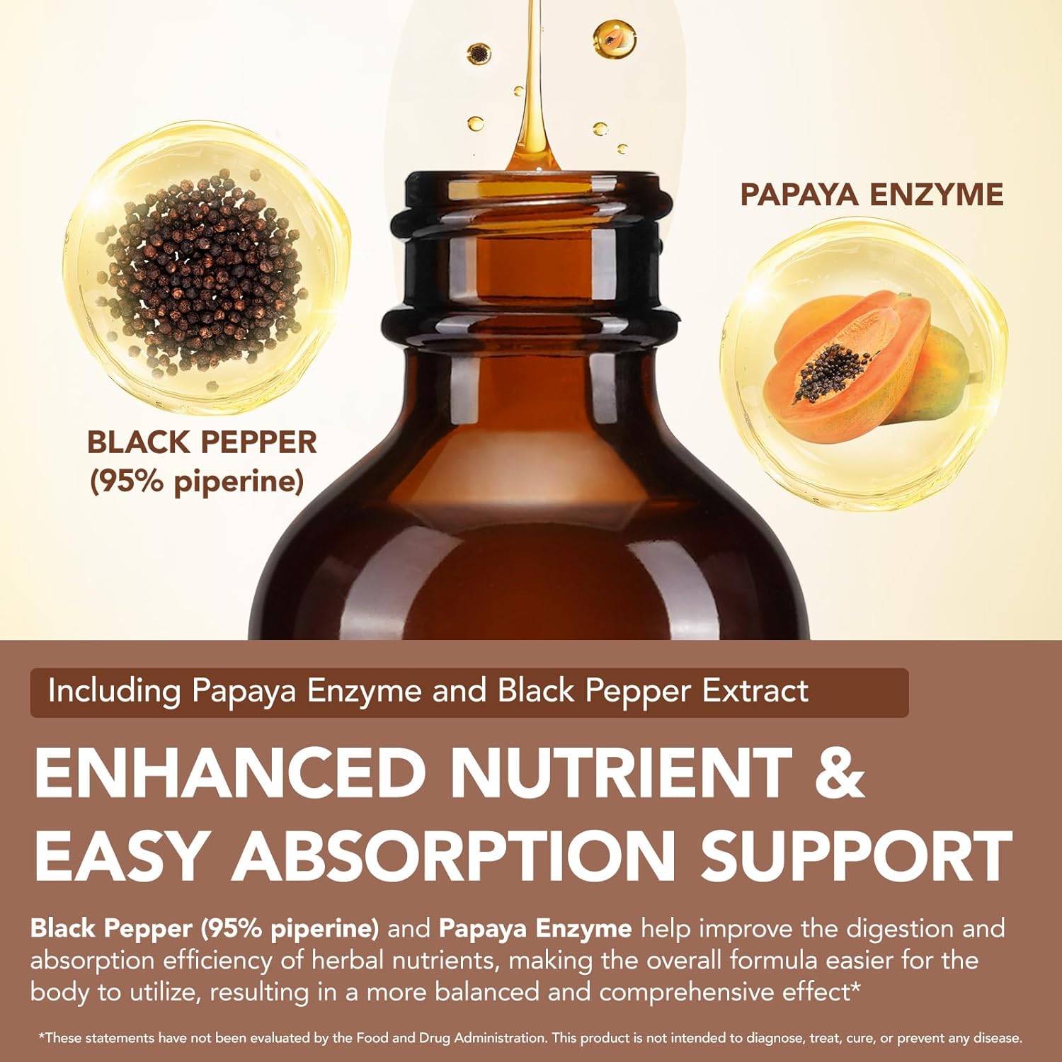 Tiuedu Black Walnut & Wormwood Herbal Liquid Drops, 20-in-1 Plant-Based Herbal Wellness Formula with Clove, Garlic, Pumpkin Seed & Milk Thistle, Fast-Absorbing Liquid, 2Pack - Image 5