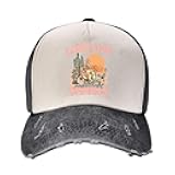 Horse Race Competition Hat Western Country Washed Distressed Cotton Vintage Trucker Baseball Cap Classic Adjustable