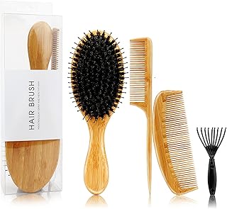 Pente de cabelo de madeira escova de massagem escova de cabelo de nylon airbag pente de massagem escovas de cabelo anti-estático escova de cabelo pente de massagem para o couro cabeludo ferramenta