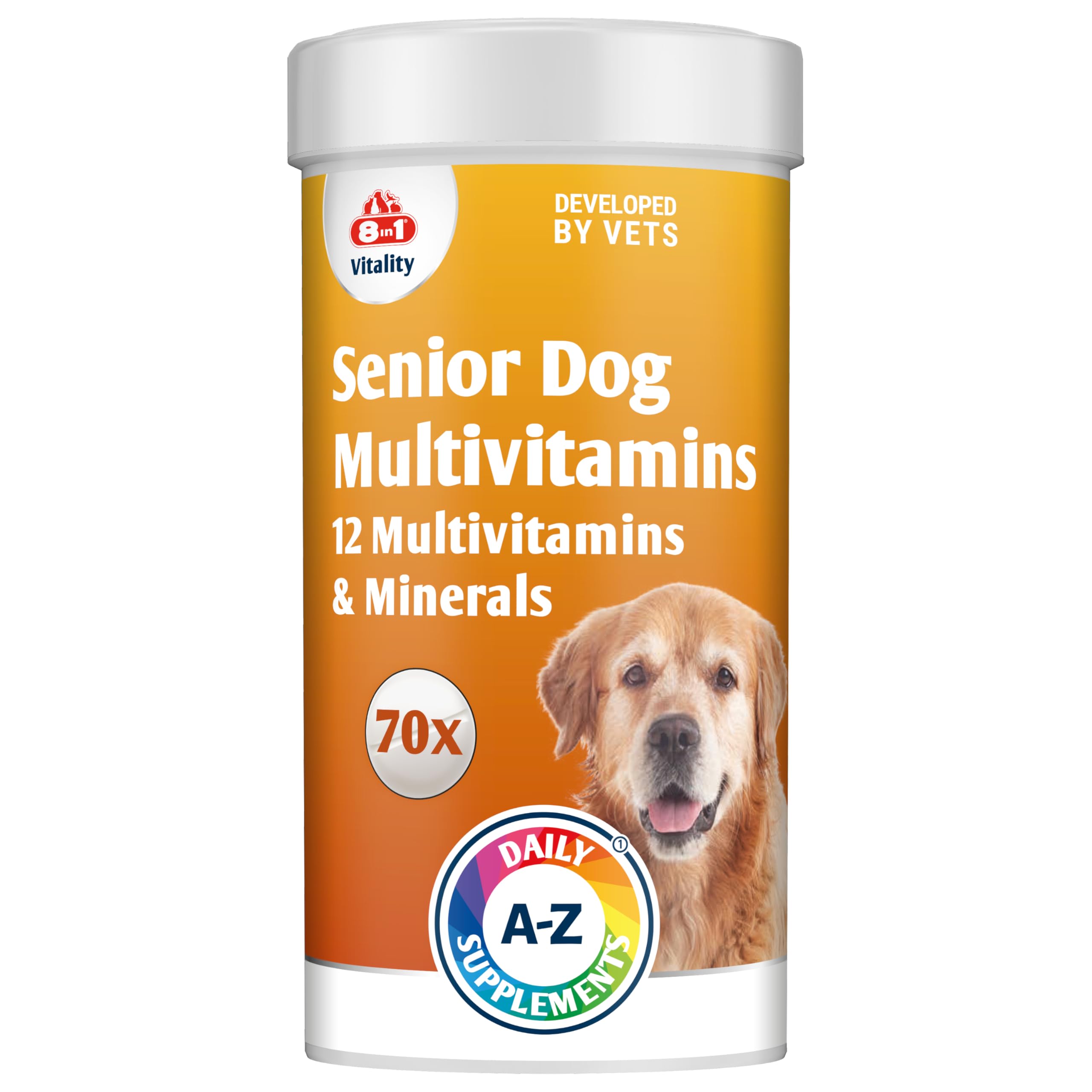 8In1 Vitality Multivitamin Tablets For Senior Dogs - 70 Tablets