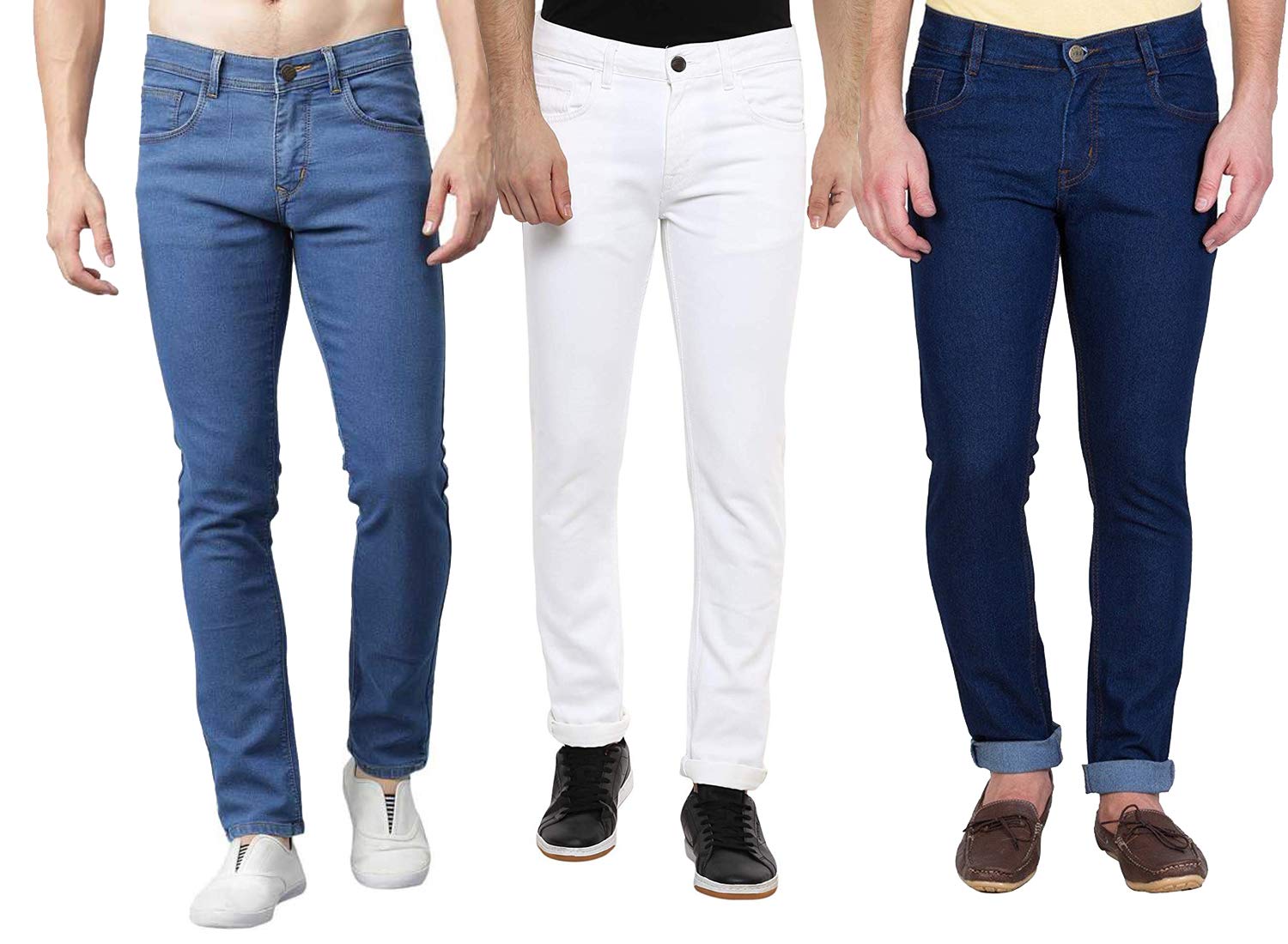 Men Slim Fit Stretchable Pack of 3 Jeans-image-13