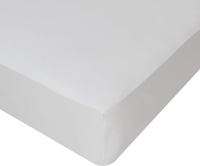 100% Bamboo Bed Linen - Luxury Fitted Sheet - Super King Size (Soft Grey)