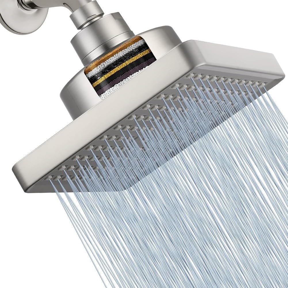 Pommeau de douche filtrant contre le chlore et la baisse de pression des cheveux et de la peau
