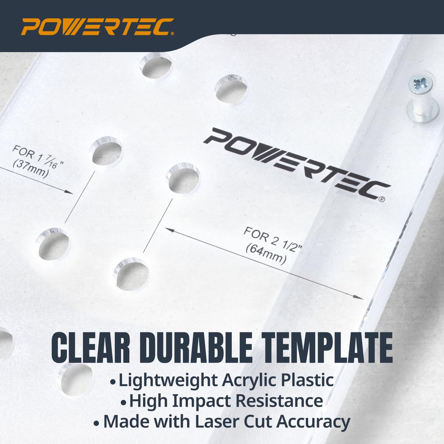 POWERTEC 71653 - Dima per foratura con punta autocentrante da 1/4"