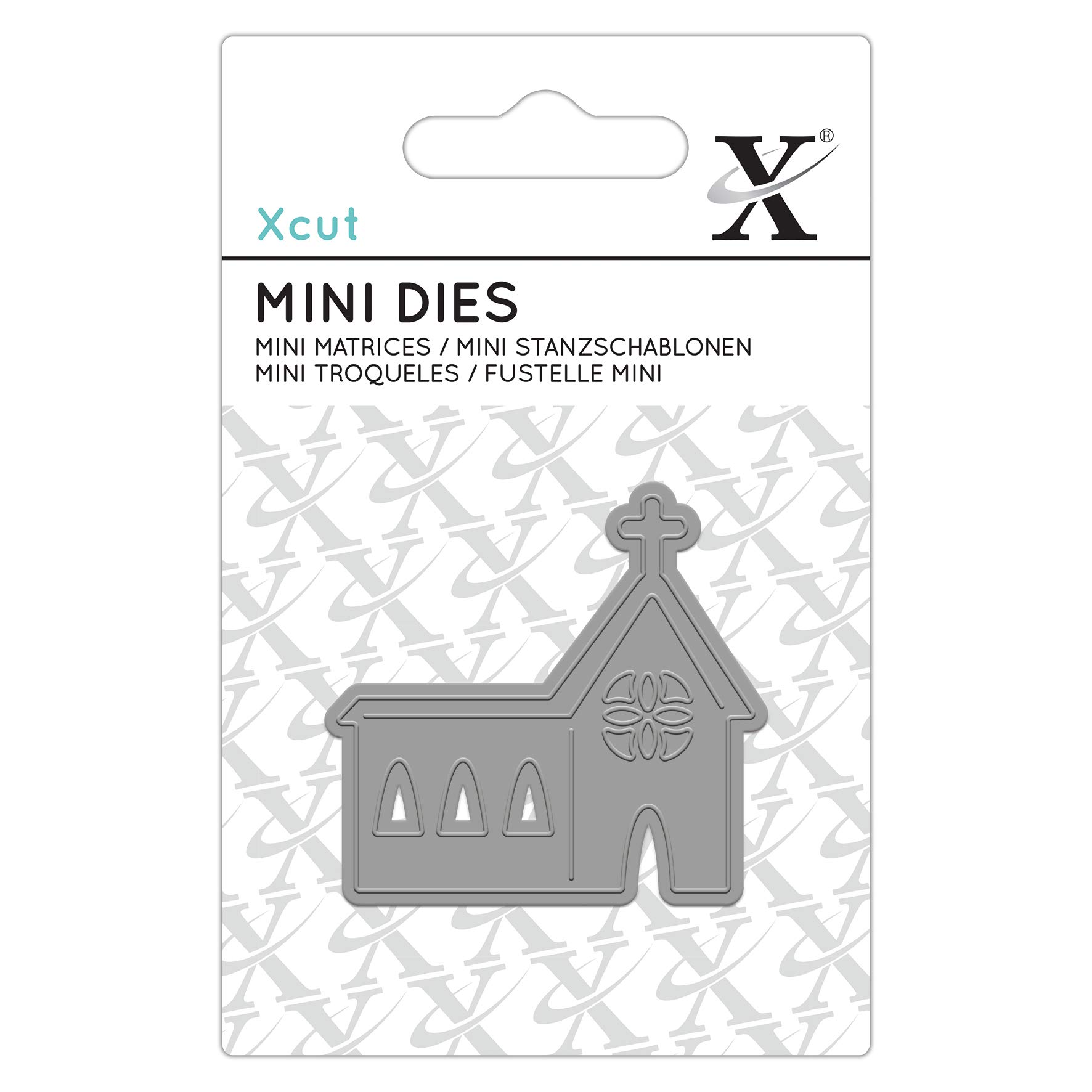 Xcut Mini Die Church, Carbon Steel, Art & Craft, Carbon Cutting Tool Supplies, Beautiful Decoration, Card Making, Gift Wrapping Scrapbooking, Invitation Making, Crafters Companion