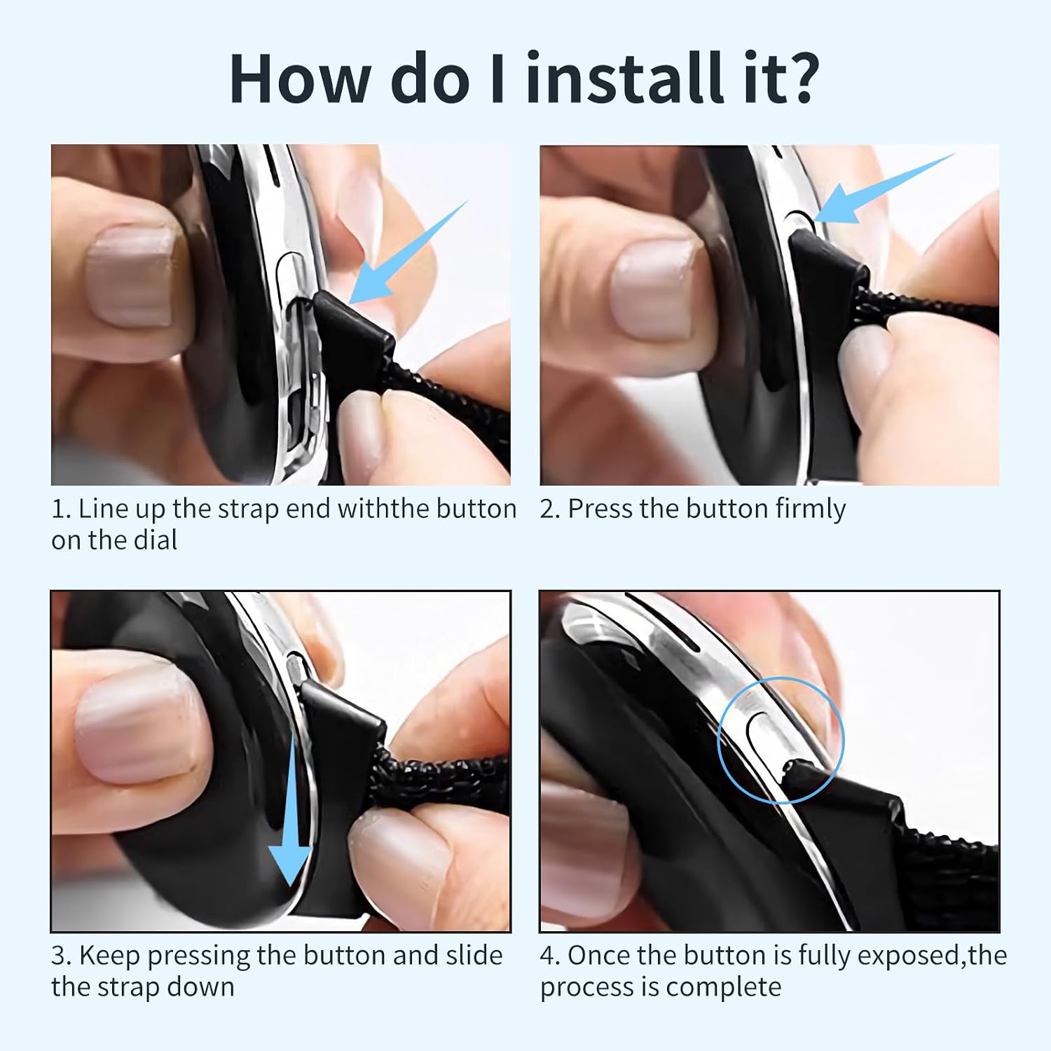 Sport Ankle/Arm Band Compatibel with Google Pixel Watch 5 4 3 （45mm）,Elastic Nylon Arm Bands Google Pixel Watch 3/4 5 Ankle Strap for Men/Women image 5