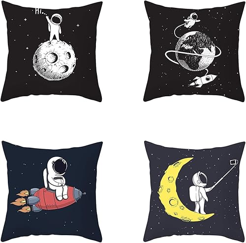 Miniatura 1 de 4 fundas de almohada decorativa de calabaza cosechada en granja en otoño, de lino de Acción de Gracias, rústico, a cuadros, decoración como funda de