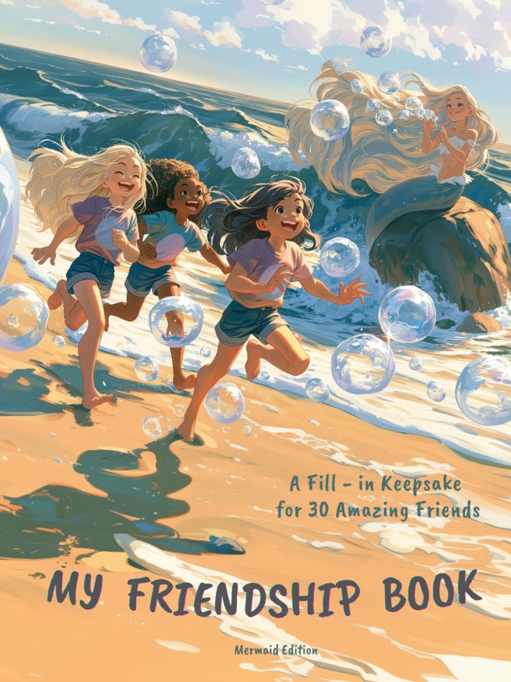 My Friendship Book: A Fill - in Keepsake for 30 Amazing Friends - Mermaid Edition