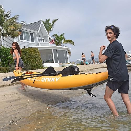 Miniatura 7 de NIXY Tahoe Kayak inflable  Kayak de alta calidad para 2 personas, diseño duradero para dos adultos, portátil y estable con características avanzadas