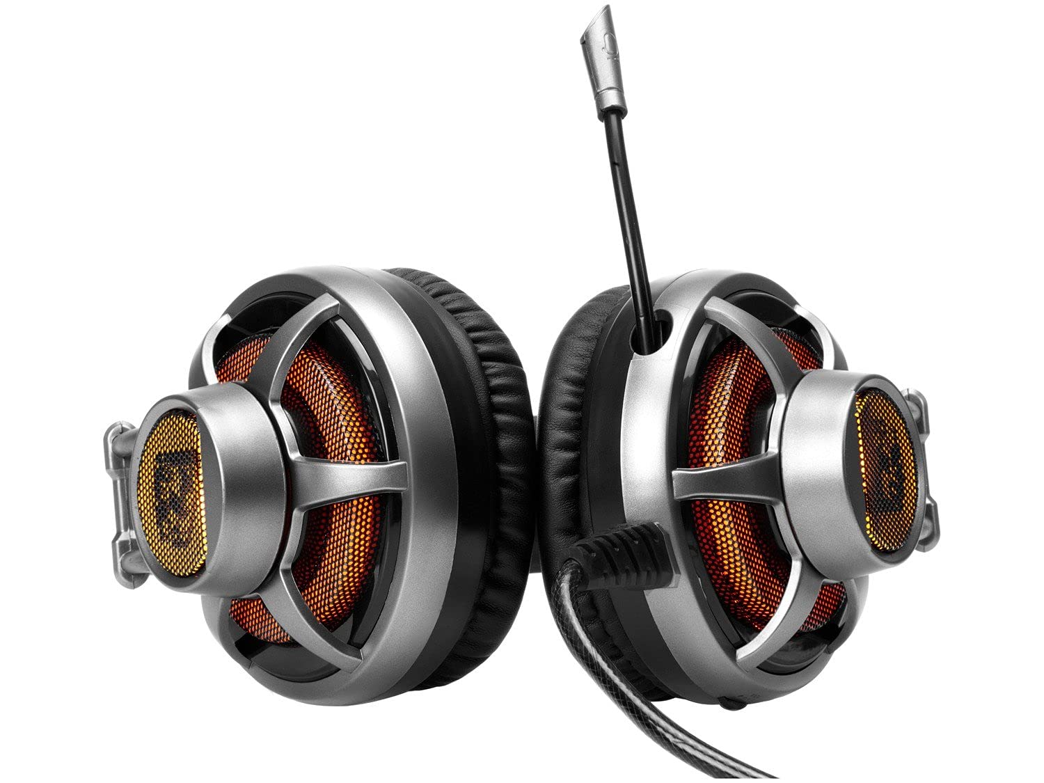 Headset Gamer 7.1 Surround Channel Com Microfone - Led Laranja