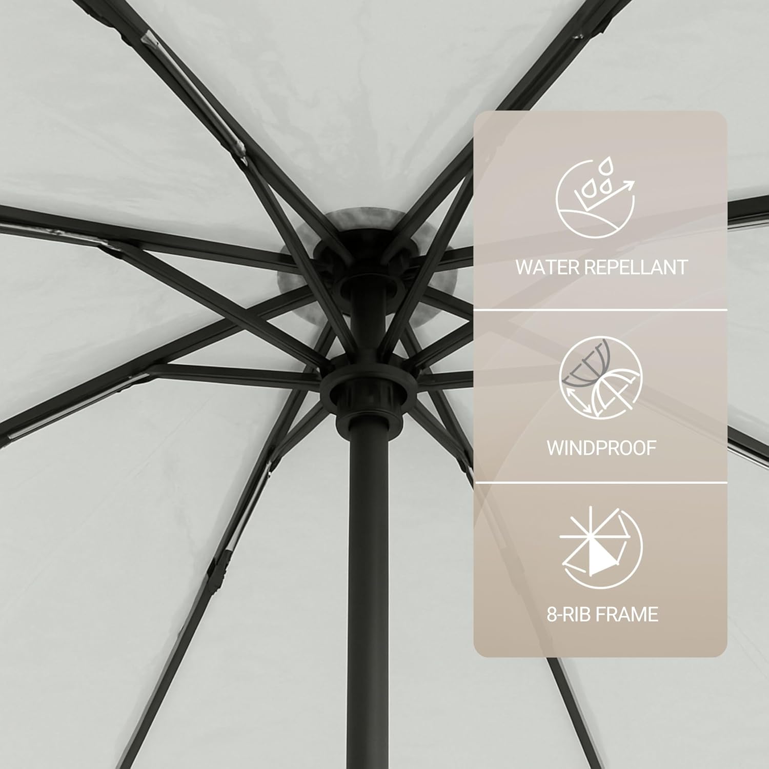 Knirps A.200 Medium Duomatic Windproof Umbrella for Adults – Automatic Open Close 38.5" Canopy, Travel Case Included - Image 5