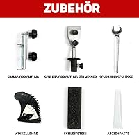 Bucktool 250mm Vízcsalas Elektromos Köszörűgép 180W Élezőgép Szűrőrendszerrel 6