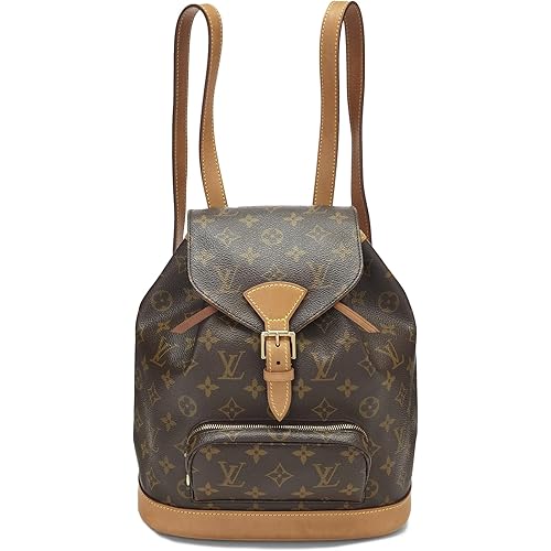 Louis Vuitton Women's Pre-Loved Monogram Montsouris Mm Backpack, Brown, One Size