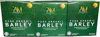 Barley Grass Powder Juice Drink | IAM Worldwide Amazing Pure Organic Barley Powdered Juice Drink Organically grown and cold pressed in Australia | 3 boxes