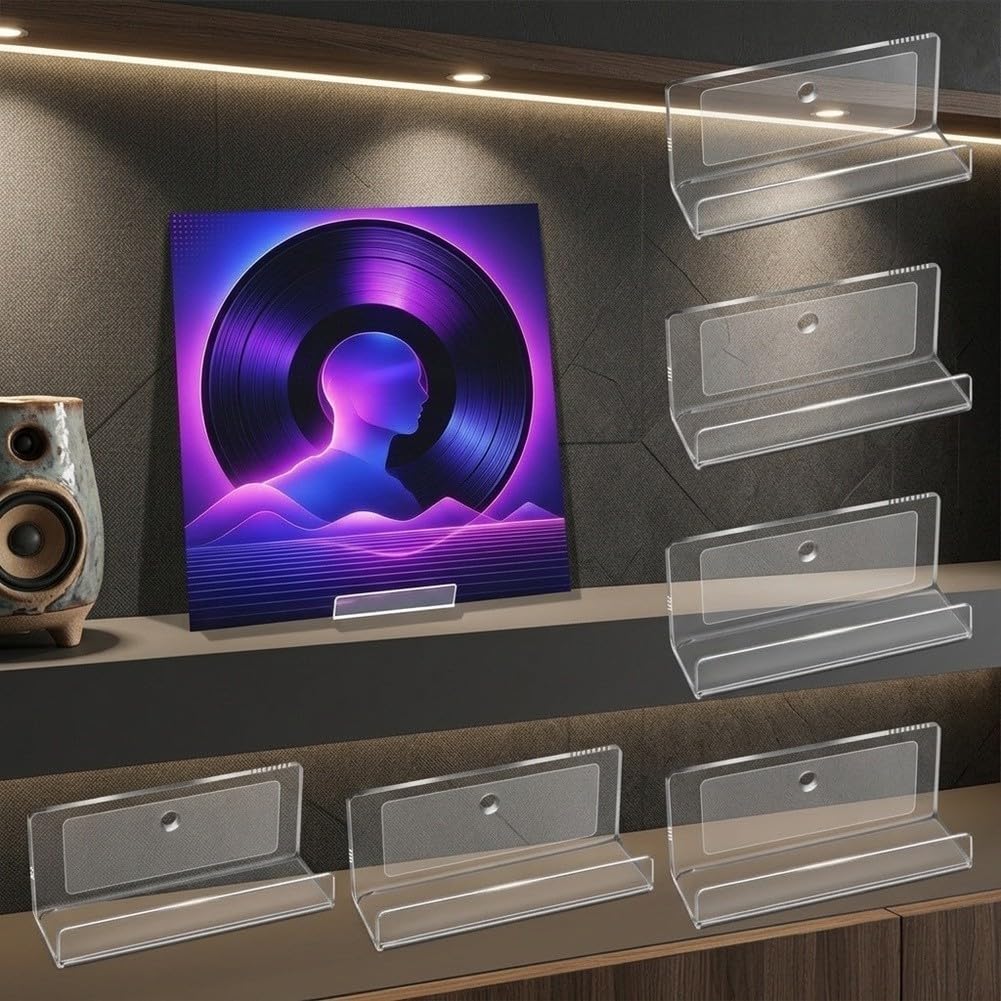 Pack 6 para soportes Vinilo Pared Acrílico Pack 6 para soportes