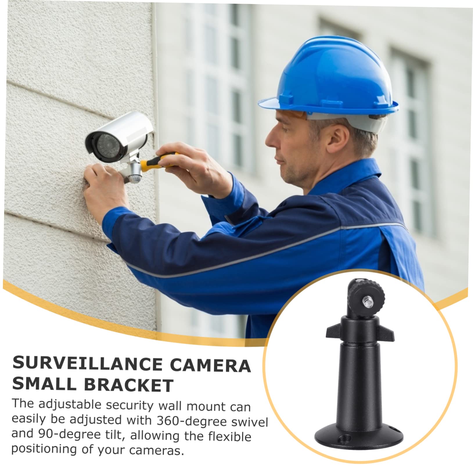 VILLCASE 3 Set Supporto Per Telecamera Supporto Da Parete Supporto Da Soffitto Supporto Per Telecamera Supporto Per Telecamera Supporto Per Telecamera Supporto Per Telecamera 2 pezzi * 3