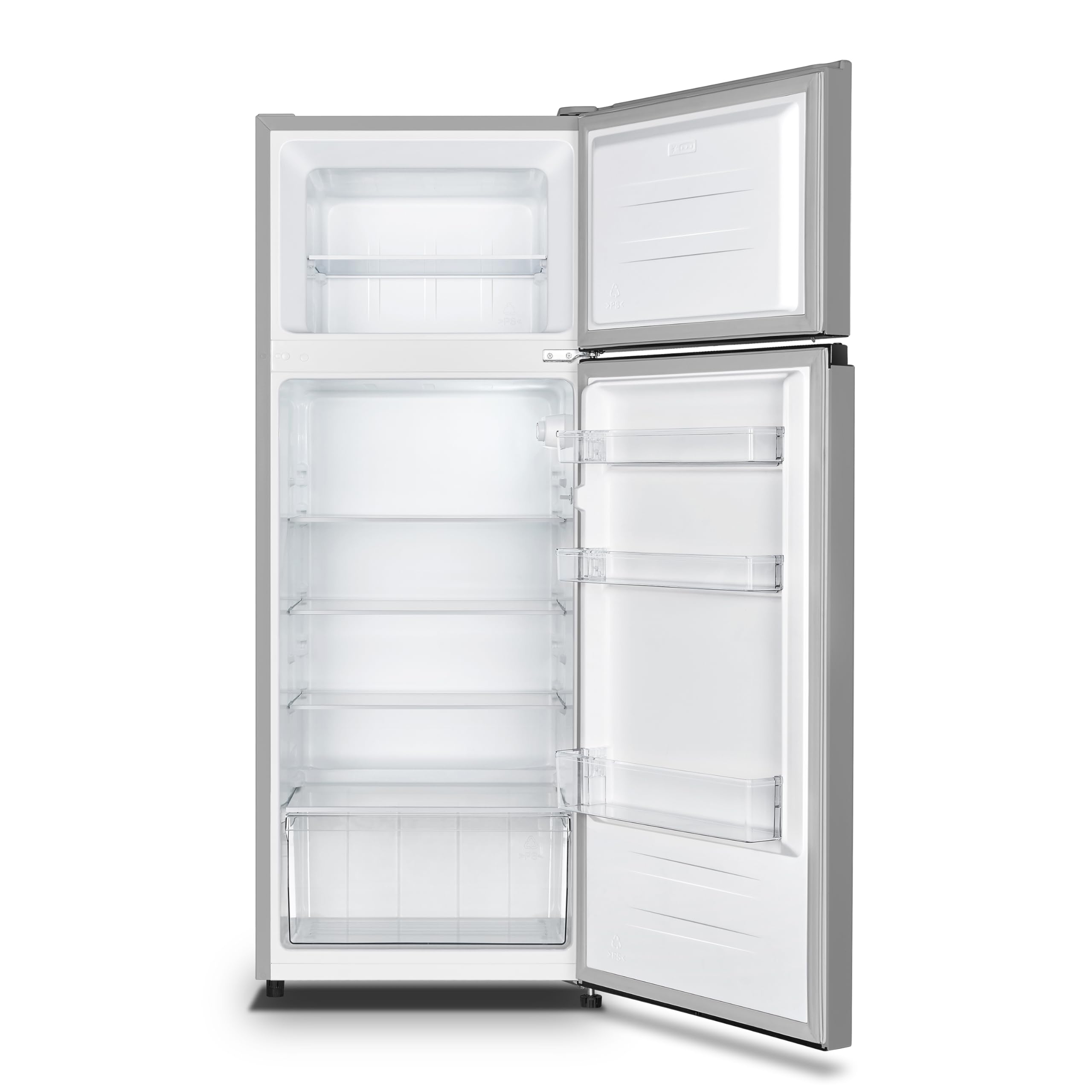 Gorenje RF414DPS4 Kühlgefrierkombination/Freistehend/206L Gesamtvolumen/ 39dB/Energieeffizienzklasse: D/CrispZone/EcoModus/LED Innenbeleuchtung/(BxHxT): 55 – Bild 8