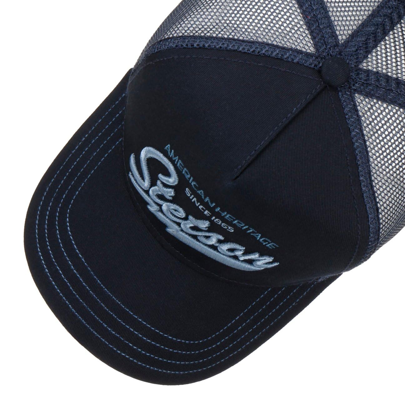 Stetson Since 1865 Trucker Cap Snapback Stoffcap Herren Sommer Winter