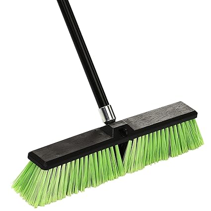 Alpine Industries Multi-Surface Push Broom (18 Inch)