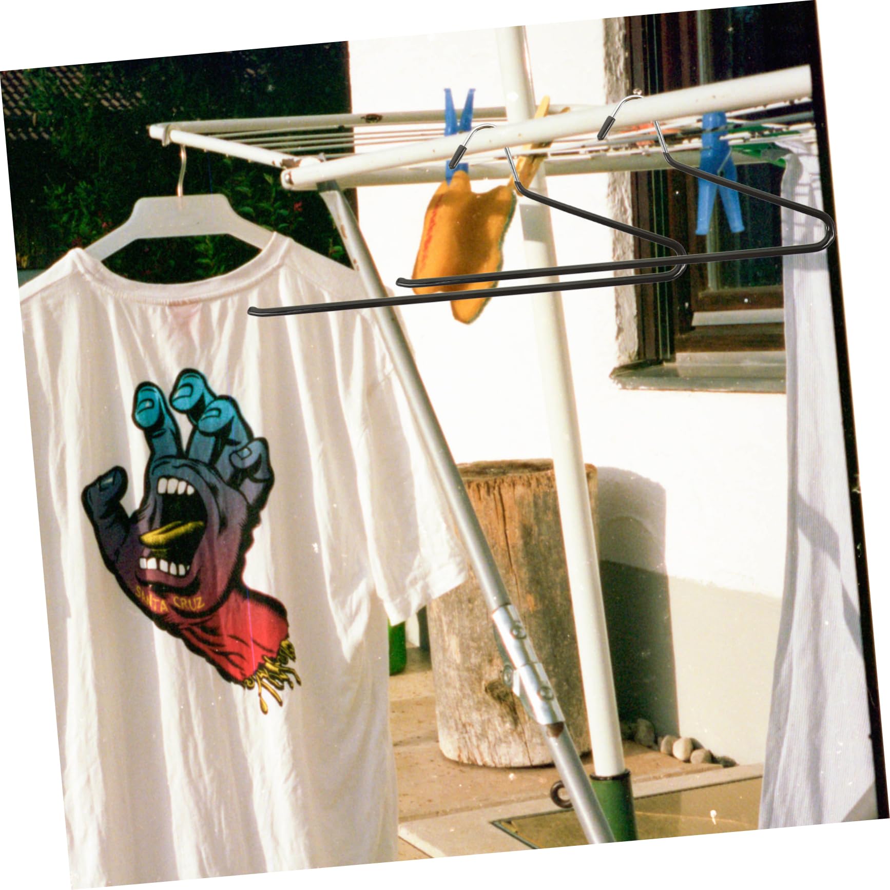 BESTYASH 6Pcs Open Ended Multi Purpose Pants Hangers for Closet Storage Design with Smooth Edges for Drying and Organizing Jeans Trousers and Scarves