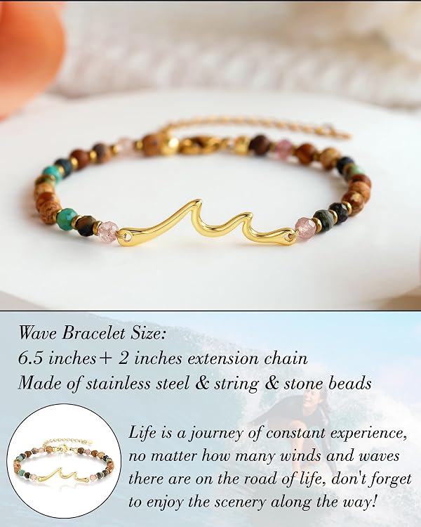 Tarsus Inspirational Gifts for Women Unique, Thinking of You Gifts Feel Better Cheer Up Encouragement Sympathy Motivational, Stocking Stuffers Inspirational Bracelets for Women Trendy Friend by Tarsus - Image 4