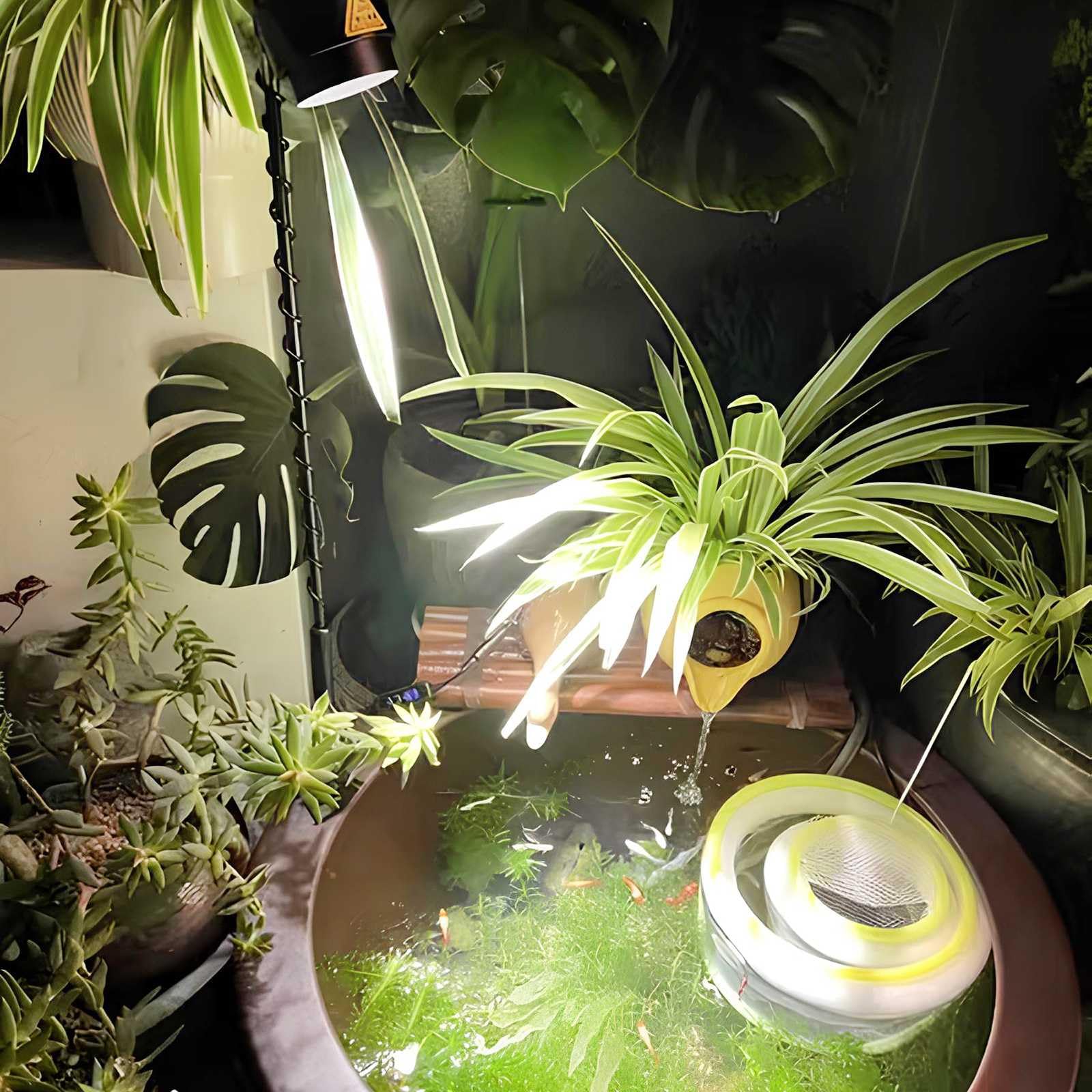 Grow-Lights para-Plantas De Interior,Altura Ajustable Luz-Alta para-Plantas De Interior Temporizador 3/9/12h,LáMpara De Cultivo-para-Plantas Led De Espectro-Completo