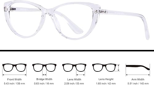 Miniatura 7 de ANDWOOD azul luz bloqueando gafas mujeres hombres ordenador ojo gato azul bloqueador rosa cristal