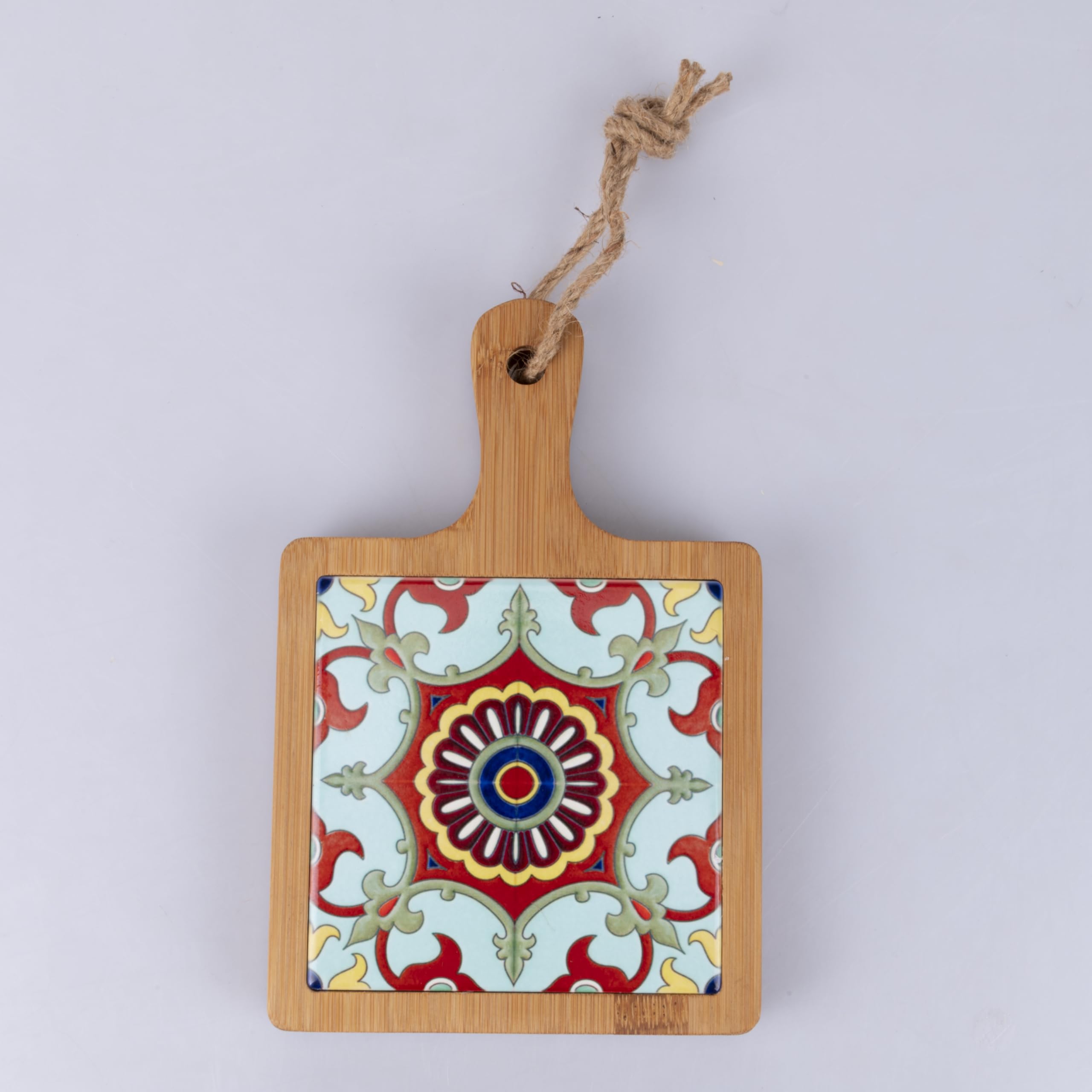 Planches à découper en céramique et bois de bambou 19,6 x 12,9 cm Villa d'Este Home Tivoli