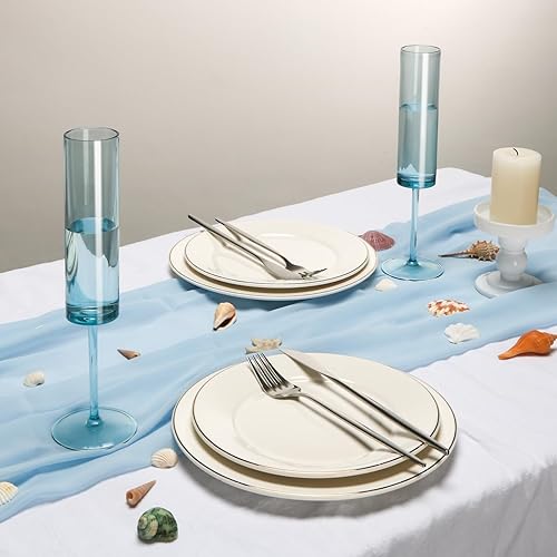 Miniatura 5 de 12 copas de champán moradas de 6 onzas, copas de champán cuadradas de acrílico, copas de vino, copas de vino reutilizables para boda, copas de vino