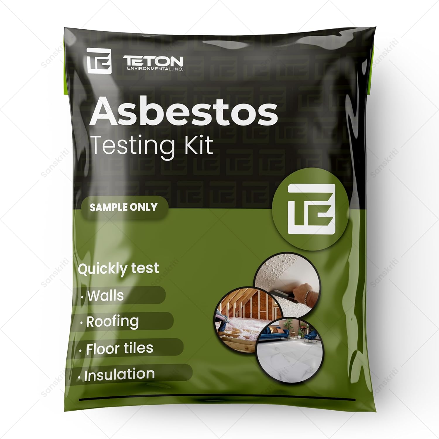 Asbestos Test Kit (2 Samples) - Fast, Accurate & EPA-Approved Lab Analysis, Easy-to-Use Sampling, Results in 5-7 Days,