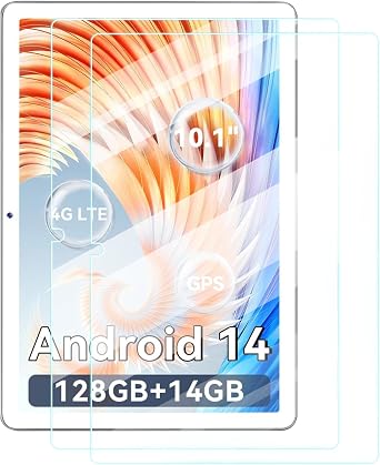 Screen Protector for FEONAL D106 Tab 10 Inch Tablet Android 14 Tablet,UYRUREL Anti-Scratch 9H Hardness Touch Sensitive 2.5D Rounded Edges Bubble Free Easy to Install,2 Pack.