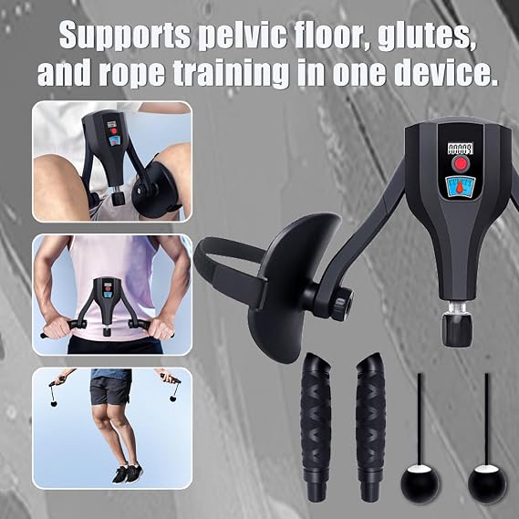 Thigh Trainer and Kegel Exerciser with Adjustable Resistance