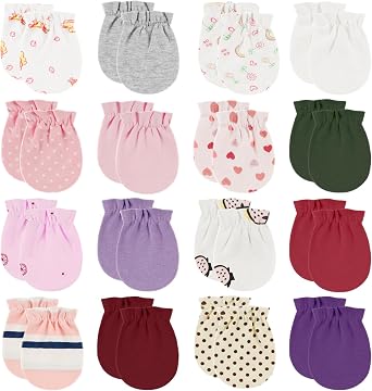 ONESING Baby Mittens - Newborn Mittens No Scratch 0-6 Months Warm for Newborn Baby Boys & Girls