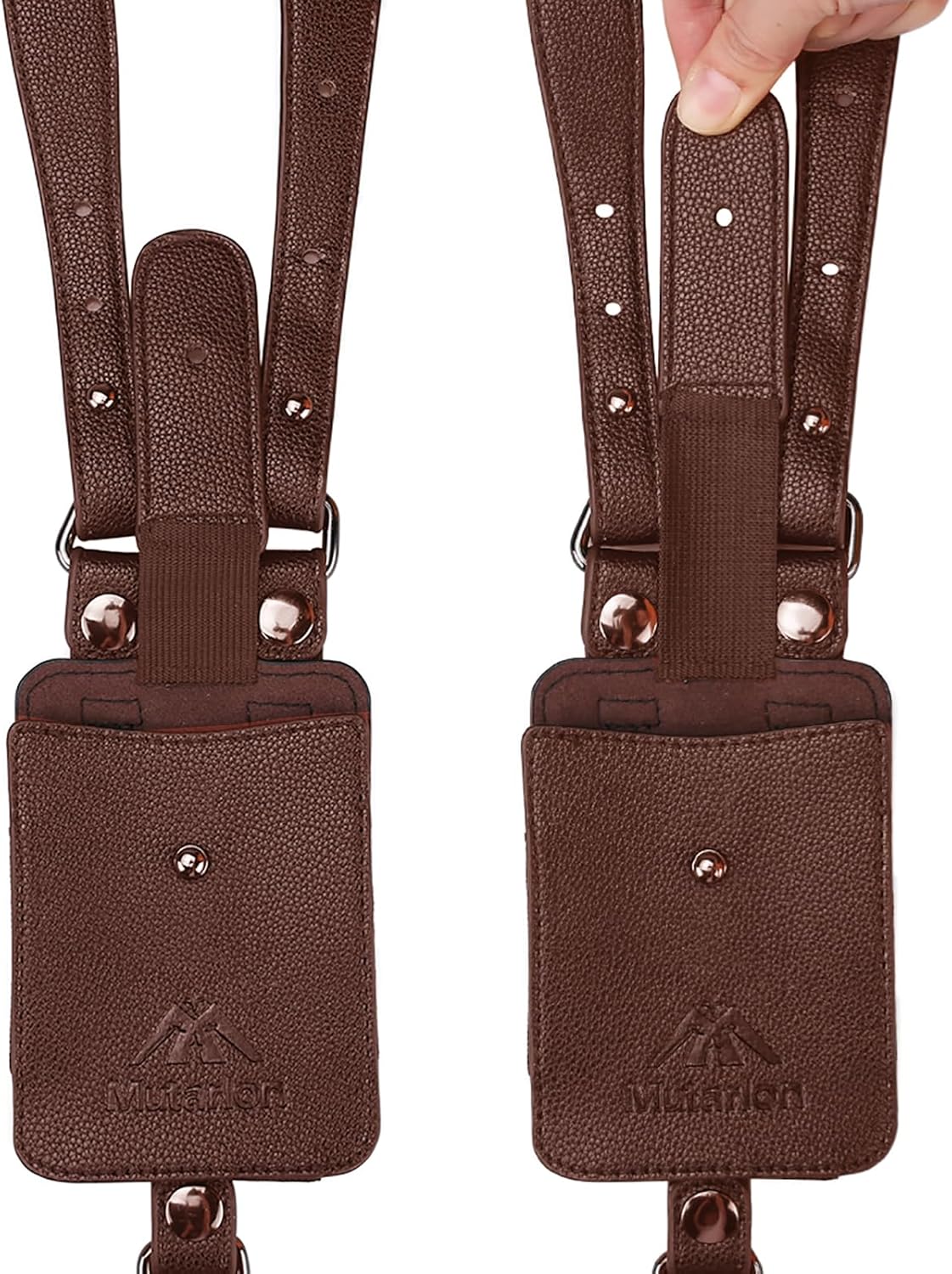 Neween Anti-Theft Hidden Underarm Strap Wallet Pocket Holster Phone Shoulder Holster Bag Double Shoulder Pouch for Men, Women - Image 4