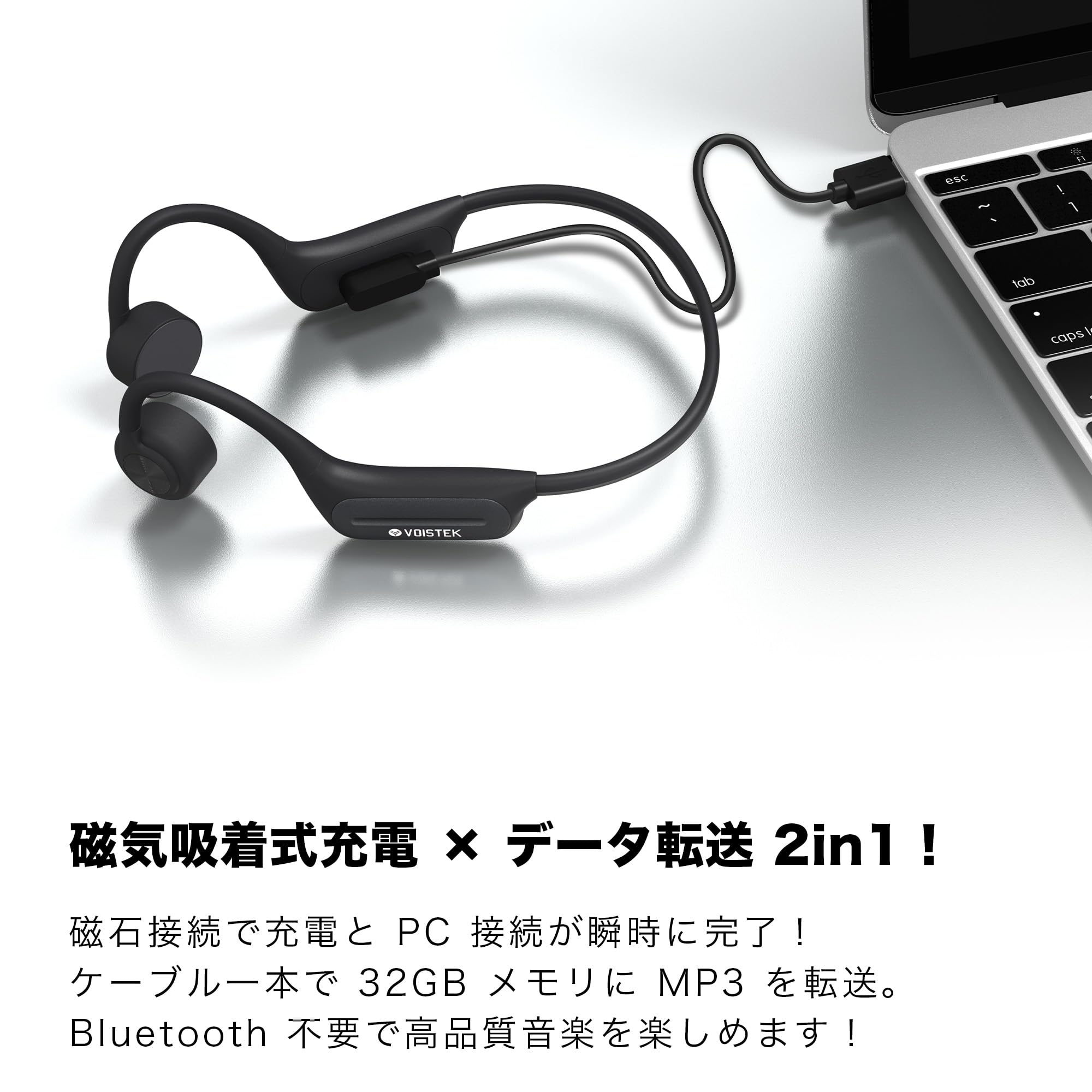 Amazon.co.jp: 骨伝導イヤホン 完全防水IP68 Bluetooth5.3 水泳