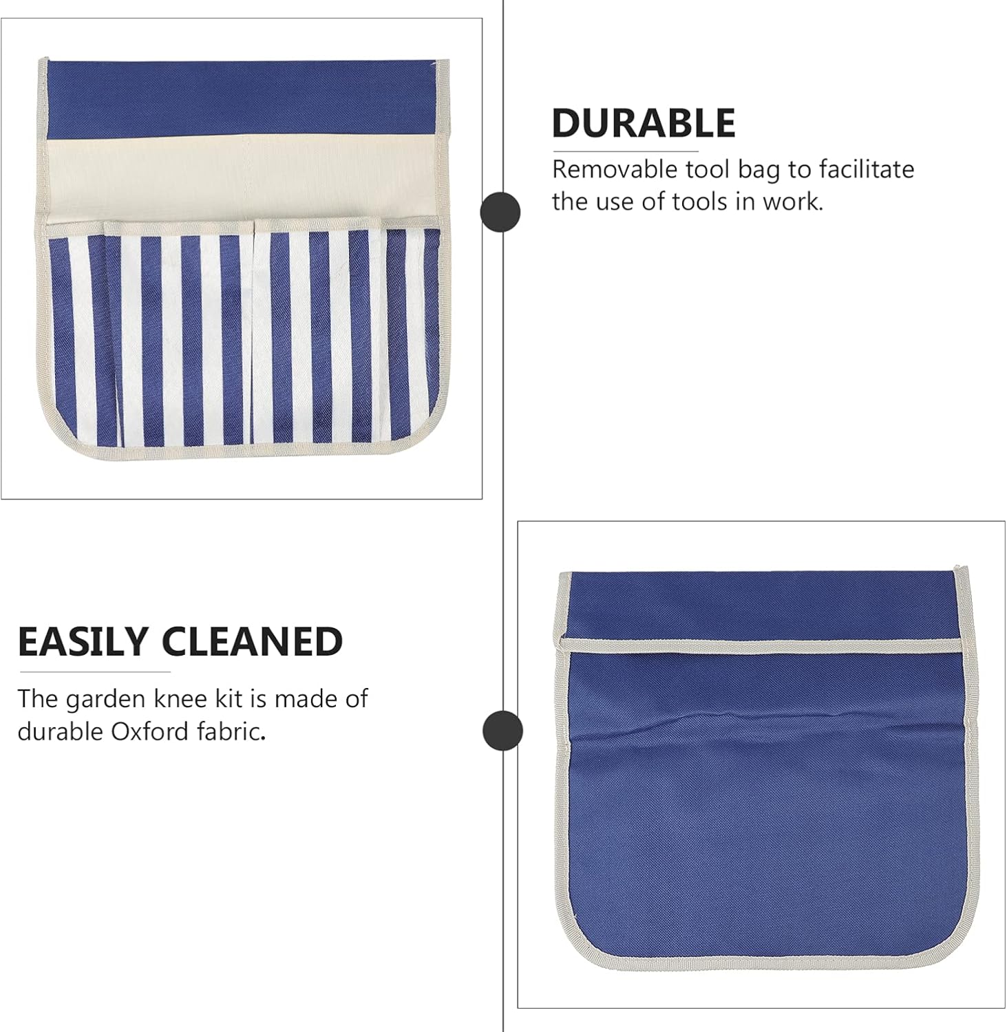 DOITOOL Garden Kneeler Bag Durable Tool Pouch with Ample Storage for Gardening Enthusiasts Easy to Carry and Hang Trolley