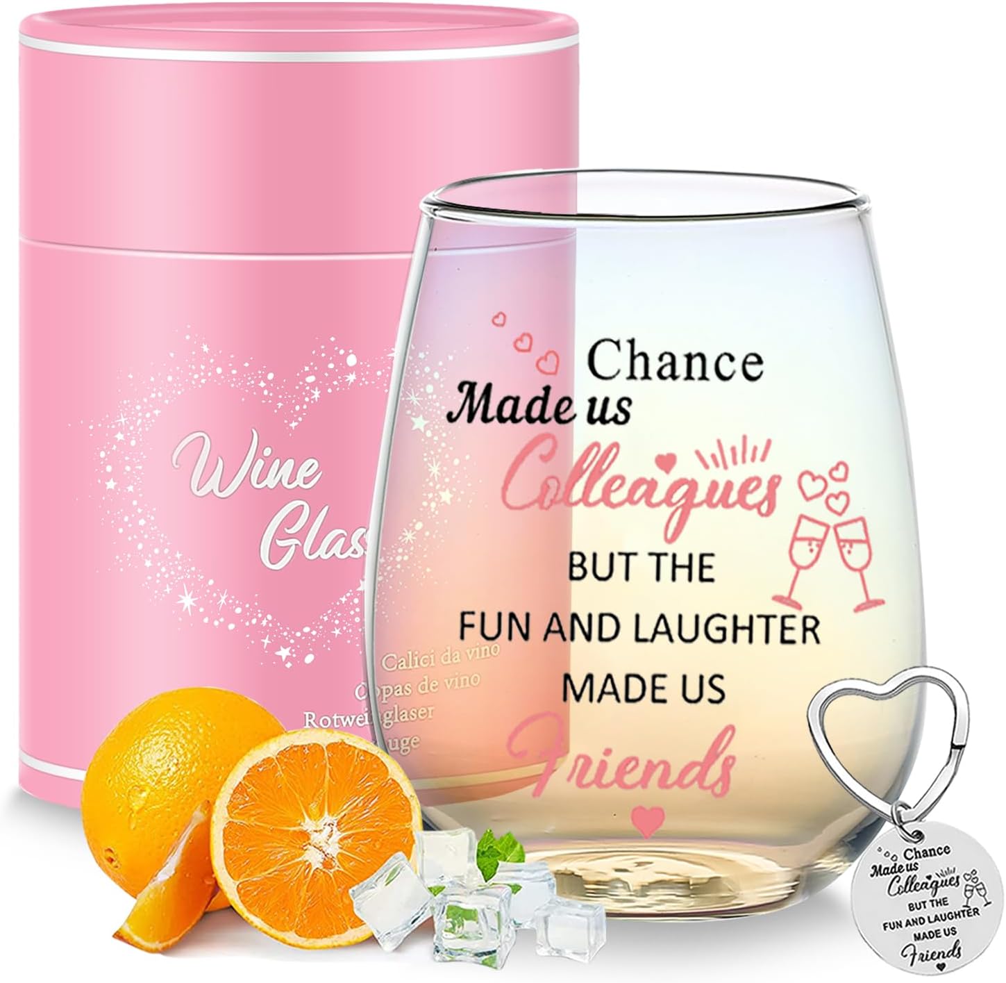 Tazza regalo per collega, tazza con scritta Chance Made Us